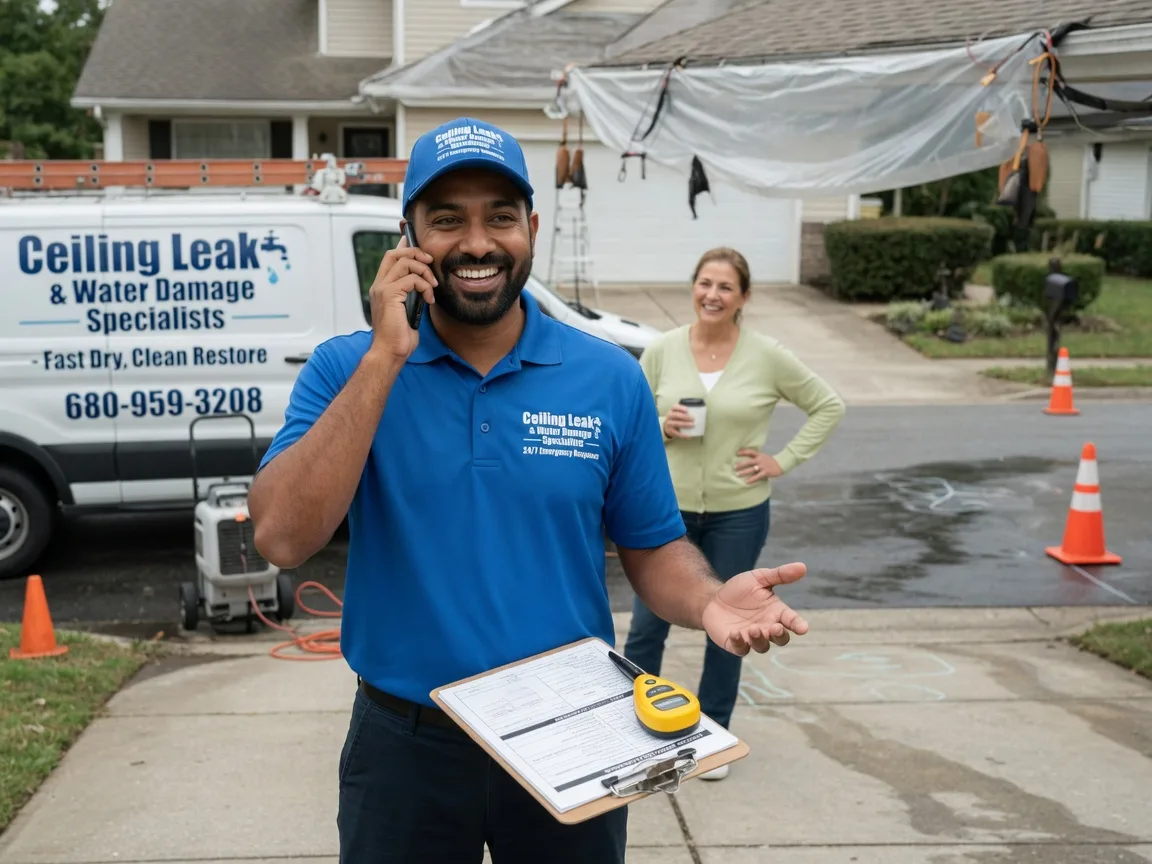 Ceiling Leak Cleanup Pena Blanca, NM FAQs